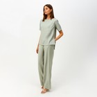 Комплект женский (футболка, брюки) MINAKU: Enjoy цвет оливковый, р-р 42 - фото 809192058 Комплект женский (футболка, брюки) MINAKU: Enjoy цвет оливковый, р-р 42 - фото 809192058
