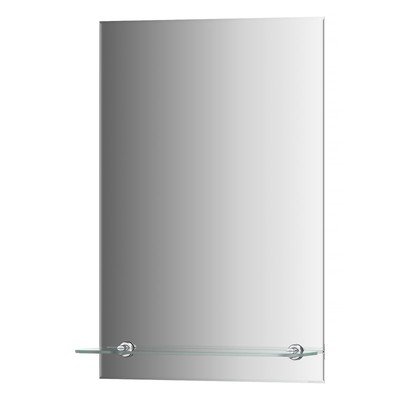 Зеркало настенное EVOFORM, с фацетом, с полкой, 40×60 см