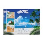 Альбом для рисования А4, 60 листов на гребне "Пляж", обложка мелованный картон, блок 100 г/м2 - фото 320362273