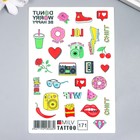 Татуировка на тело "Яркость" 10х15 см  (артикул 7904371)  большой выбор товаров оптом и в розницу по низким ценам с доставкой