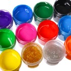 Гуашь 10 цветов + 2 цвета с блёстками по 20 мл  Смешарики - фото 24565940