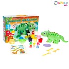 Набор для игры с пластилином «Веселый динозаврик», 6 баночек с пластилином - фото 4670411