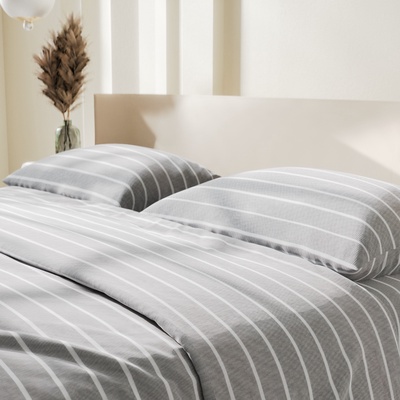 Постельное бельё дуэт «Этель» Gray stripes, поплин
