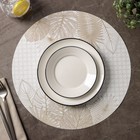 Салфетка сервировочная на стол «Голден», d=36 см - Фото 1