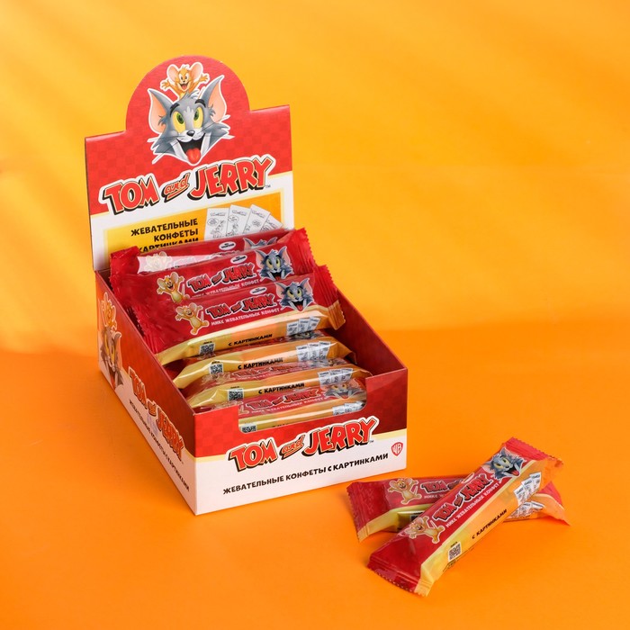 Tom and Jerry конфеты жевательные ассорти вкусов, 34,5 г - Фото 1