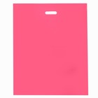 Пакет полиэтиленовый с вырубной ручкой, Розовый 50-60 См, 70 мкм - фото 318885215