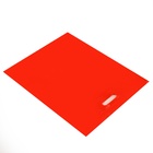 Пакет полиэтиленовый с вырубной ручкой, Красный 40-50 См, 60 мкм 7819149