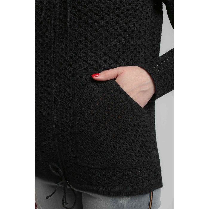 Жакет женский, размер 50, цвет черный 54347