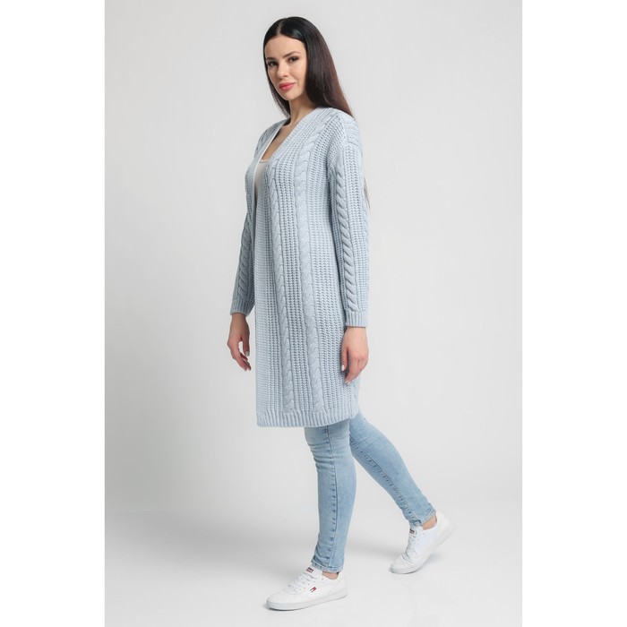 Кардиган женский, размер 42-44, цвет голубой 54349