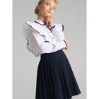 Блузка для девочки с рюшами, рост 134 см - Фото 5