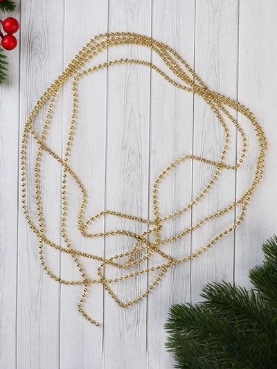 Бусы на ёлку «Шарики», длина 2.7 м, d=4 мм, МИКС