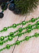 Бусы на ёлку «Шары рельефные», длина 2.7 м, d=8 мм, МИКС - Фото 5