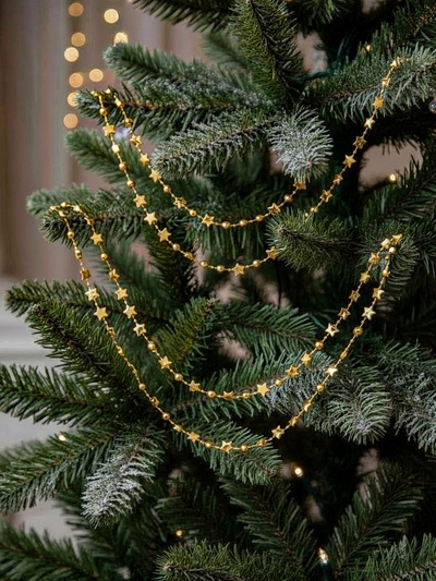Бусы на ёлку «Звёзды», длина 2.7 м, МИКС