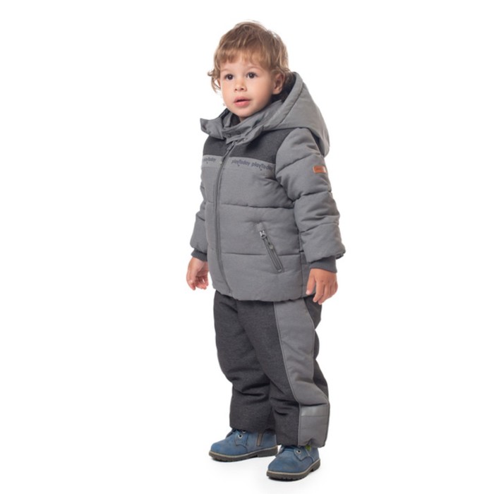 Комплект для мальчика: полукомбинезон и куртка, рост 86 см