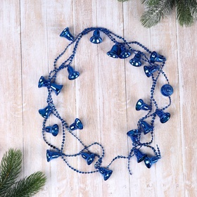 Бусы на ёлку «Узорные колокольчики», длина 2.7 м, МИКС