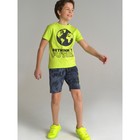 Комплект для мальчика: футболка и шорты, рост 128 см - фото 296284611