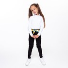 Водолазка для девочки, цвет белый, рост 128 см - Фото 5