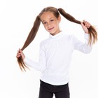 Водолазка для девочки, цвет белый, рост 134 см - Фото 2