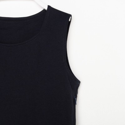 Сарафан школьный для девочки, синий, рост 128 см