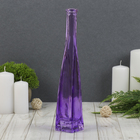 Ваза "Стрелка" четырехгранная, сиреневая 29х5,5х5,5 см, 0,2л 1560 - Фото 2