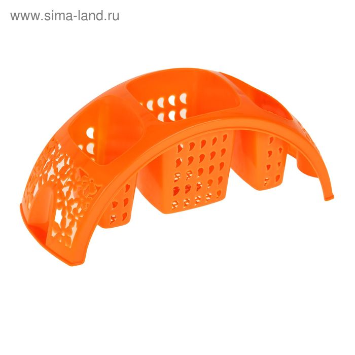 Сушилка для столовых приборов 2 отделения 30х11х11 см "Удобство" цвета МИКС - Фото 1