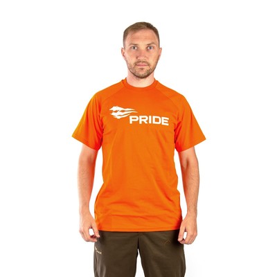 Футболка PRIDE Logo, хлопок, оранжевый, р-р L