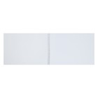 Альбом для рисования А4, 32 листа на гребне "Енот", обложка мелованный картон, ВД лак, блок 100 г/м² - Фото 3