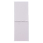 Блокнот А5, 40 листов в клетку на гребне "Бордо", обложка мелованный картон, ВД лак, блок офсет 7895883