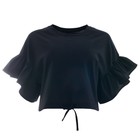 Футболка женская, цвет чёрный, размер 46 - Фото 5