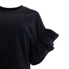 Футболка женская, цвет чёрный, размер 46 - Фото 6