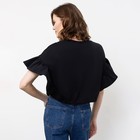 Футболка женская, цвет чёрный, размер 48 - Фото 4