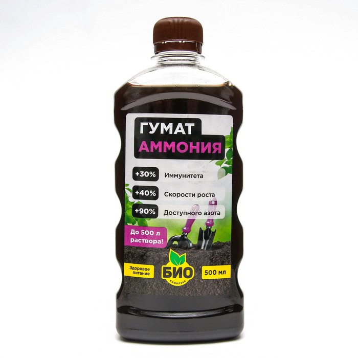 Удобрение Гумат Аммония БИО-комплекс, 0,5 л - Фото 1