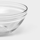 Салатники Доляна «Классика» с крышками, набор 5 шт.: 900/500/350/200/130 мл, стекло, голубые - Фото 9