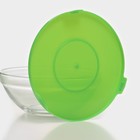 Салатники Доляна «Классика», с крышками, набор 5 шт.: 900 /500/350/200/130 мл, стекло, зелёные - Фото 5