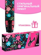 Самокат GRAFFITI, складной, колёса PU 200 мм, ABEC 7, цвет чёрный - Фото 6