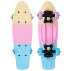 Пенниборд 42 х 12 см, колёса PVC 50 мм, пластиковая подвеска, цвет градиент - Фото 2