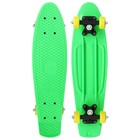 Пенниборд ONLYTOP, 56×15 см, колёса PVC 50 мм, пластиковая рама, цвет изумрудный - Фото 2