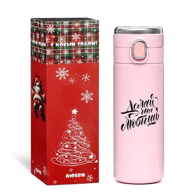 Термос, 400 мл, «Делай», сохраняет тепло 8 часов, с термометром