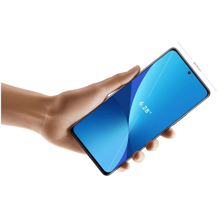 Смартфон Xiaomi 12X RU, 6.28", Amoled, 8 Гб, 256 Гб, 50 Мп, 32 Мп, 4500 мАч, NFC, серый - фото 51321522