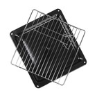 Духовой шкаф HOMSair OEF451WH, электрический, 51 л, класс А, бело-серебристый - Фото 3