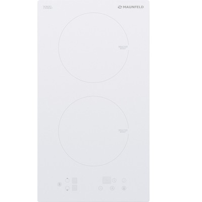 Варочная поверхность MAUNFELD EVI.292-WH, индукционная, 2 конфорки, сенсор, белая