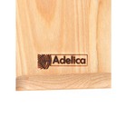 Доска разделочная Adelica «Пикничок», 15×15×1,8 см, пропитано минеральным маслом, берёза - фото 4352506