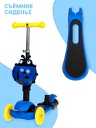 Самокат 5 в 1 GRAFFITI, колёса световые PU 120/80 мм - Фото 6