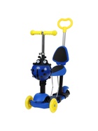 Самокат 5 в 1 GRAFFITI, колёса световые PU 120/80 мм - Фото 7