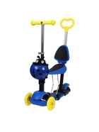 Самокат 5 в 1 GRAFFITI, колёса световые PU 120/80 мм - Фото 8