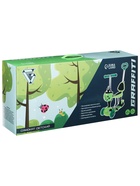 Самокат 5 в 1 GRAFFITI, колёса световые PU 120/80 мм - Фото 14