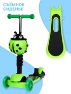 Самокат 5 в 1 GRAFFITI, колёса световые PU 120/80 мм - Фото 6