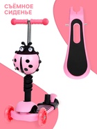 Самокат 5 в 1 GRAFFITI, колёса световые PU 120/80 мм - Фото 6