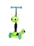 Самокат 2 в 1 GRAFFITI, с корзинкой, колёса PU 120/75 мм, цвет салатовый - Фото 9