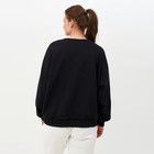 Свитшот женский MINAKU: Casual Collection цвет черный, размер 50-52 7763297 - фото 14045632
